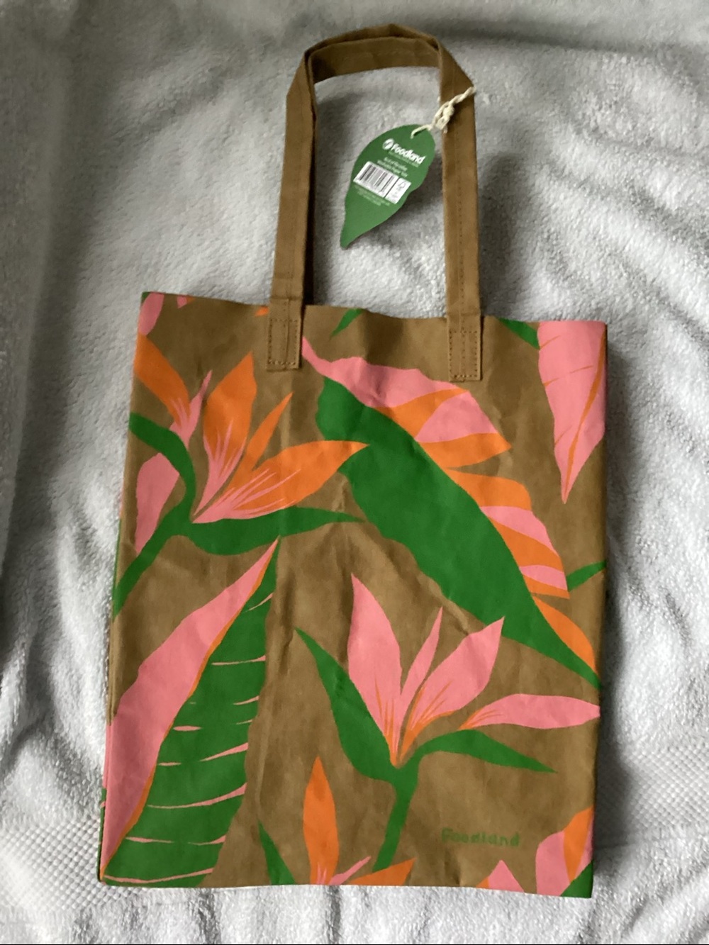 NWT Foodland Washable Reusable Tote - Picture 2 of 7